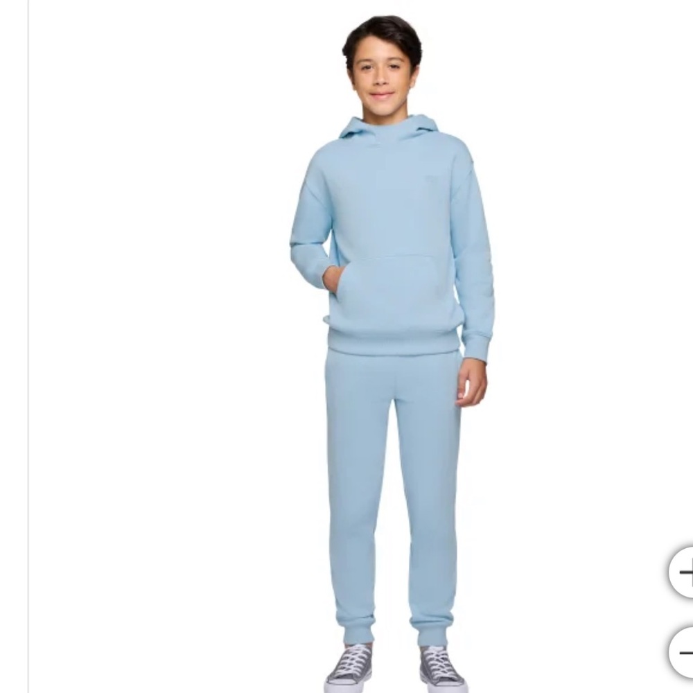 NWT. Charlie & Scout Youth 2-piece Set. Size Large 14/16. Color is Powder Blue.